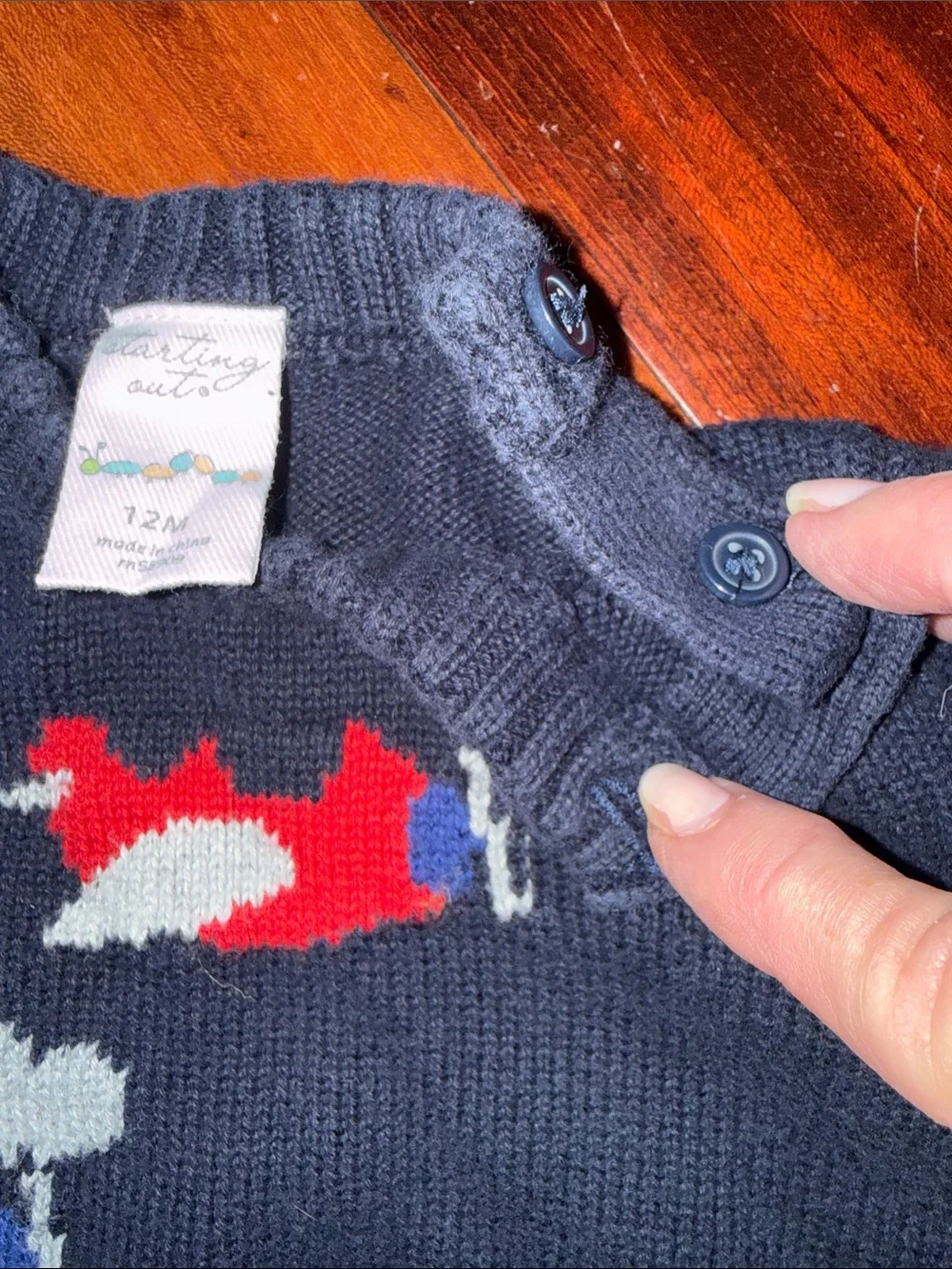 Starting Out navy knit